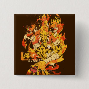 Chapa Cuadrada Larfleeze - Agent Orange 10