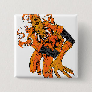 Chapa Cuadrada Larfleeze - Agent Orange 7