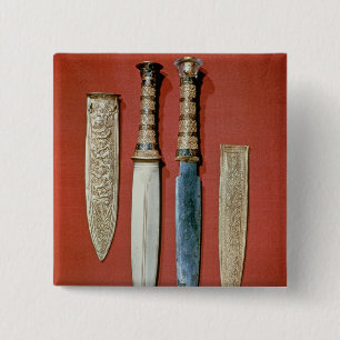 Chapa Cuadrada Las dagas del rey dos, de la tumba de