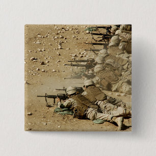 Chapa Cuadrada Las ingenieros des infanteria de marina de la