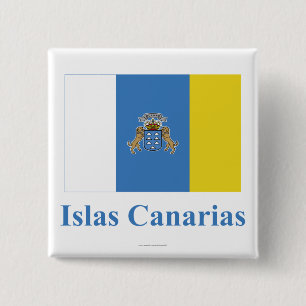 Chapa Cuadrada Las islas Canarias señalan por medio de una