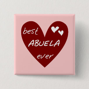 Chapa Cuadrada Las mejores camisetas y regalos de Abuela del