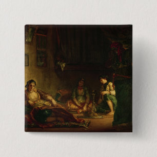 Chapa Cuadrada Las mujeres de Argel en su Harem, 1847-49