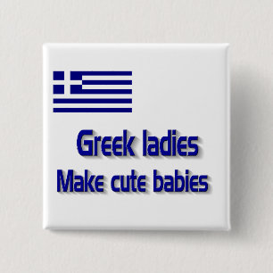 Chapa Cuadrada Las mujeres griegas hacen bebés lindos
