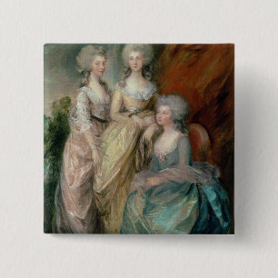 Chapa Cuadrada Las tres más viejas hijas de George III: Princesa