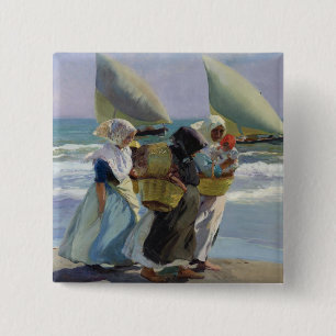 Chapa Cuadrada Las tres velas - Joaquín Sorolla
