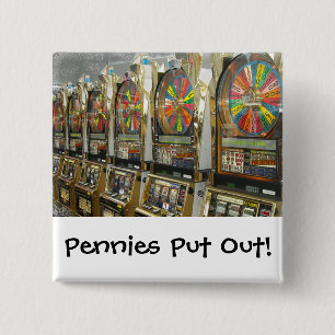 Chapa Cuadrada Las Vegas Slots/ Pennies sacadas