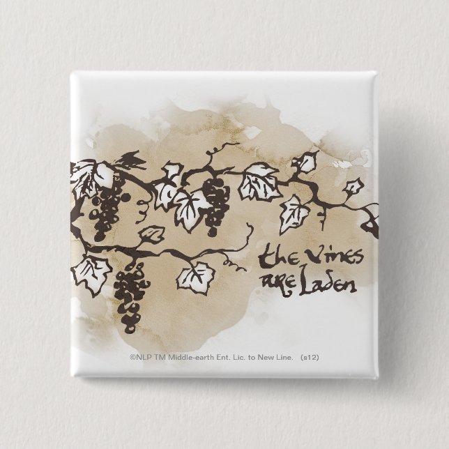 Chapa Cuadrada Las Viñas Están Llenas (Anverso)