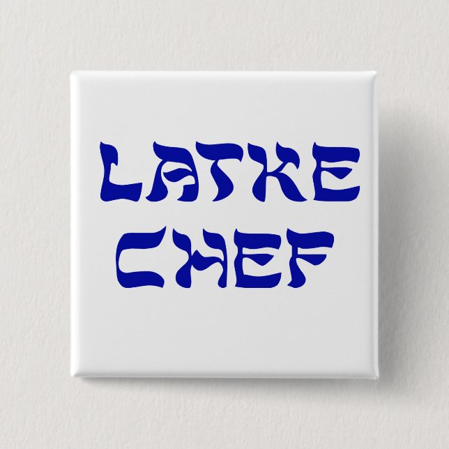 Chapa Cuadrada Latke Chef (Anverso)