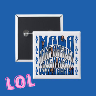 Chapa Cuadrada Laughing Kamala