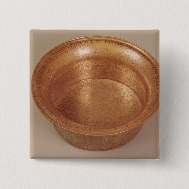 Chapa Cuadrada Lavabo adornado con los modelos geométricos (Anverso)