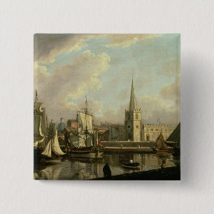 Chapa Cuadrada Lavabo del muelle de George, Liverpool, 1797