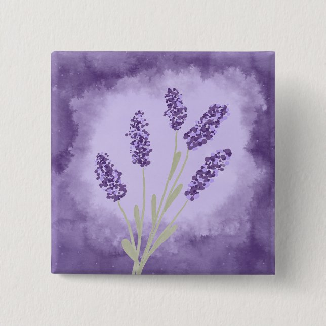 Chapa Cuadrada Lavanda (Anverso)