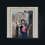 Chapa Cuadrada Lavanda, barra del templo, de 'gritos de London<br><div class="desc">Lavanda,  barra del templo,  de "gritos de Londres",  pub. por Richard Phillips el | por la ubicación del arte de Guillermo Marshall Craig el |: Número de colección inglés privado de la imagen del artista el | de la colección el |: BAL66825</div>