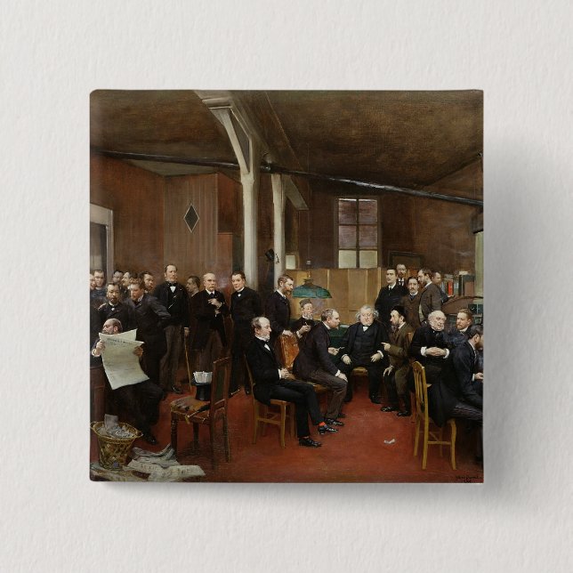 Chapa Cuadrada Le Journal des Debats, 1889 (Anverso)