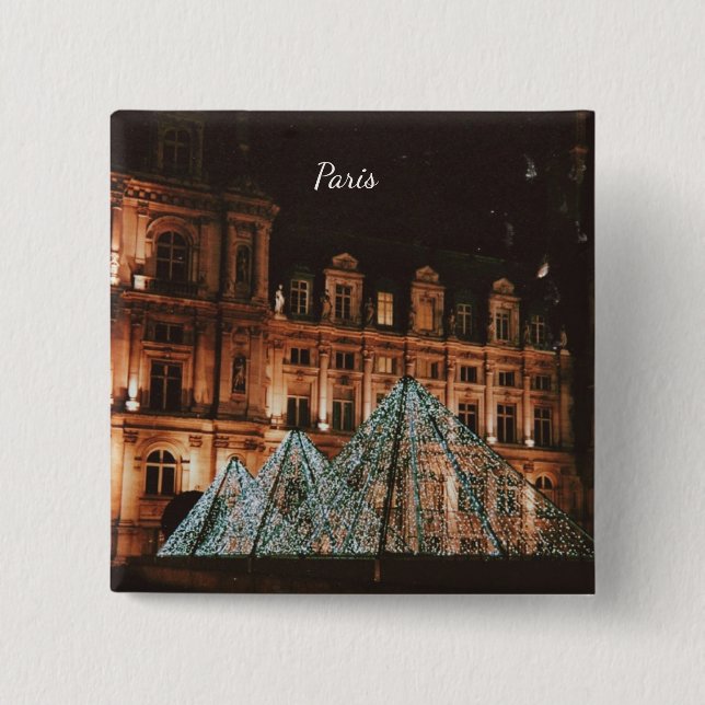 Chapa Cuadrada Le Louvre, Paris, France (Anverso)