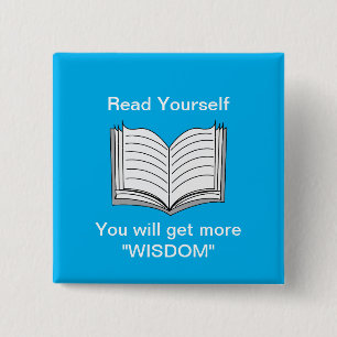 Chapa Cuadrada Lea usted mismo la lectura Inspiradora