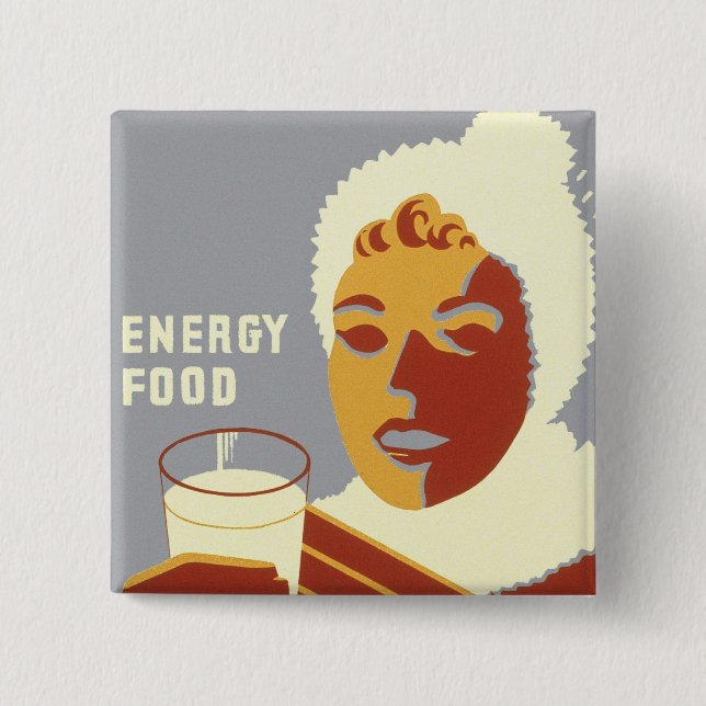 Chapa Cuadrada Leche para el calor (Anverso)