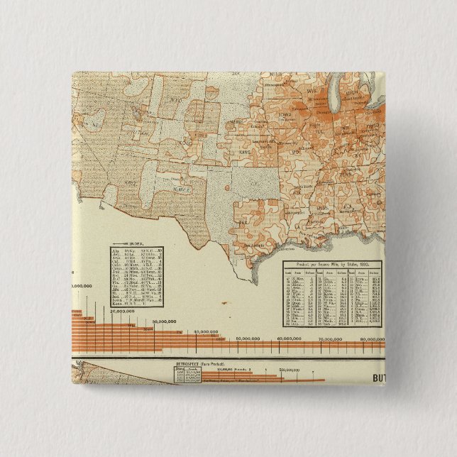 Chapa Cuadrada Leche y mantequilla (Anverso)