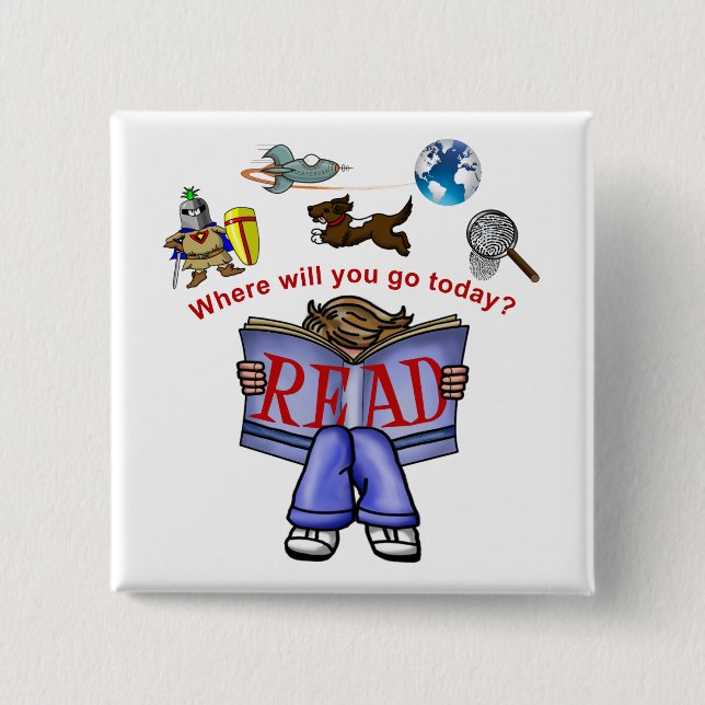 Chapa Cuadrada Leer (Anverso)