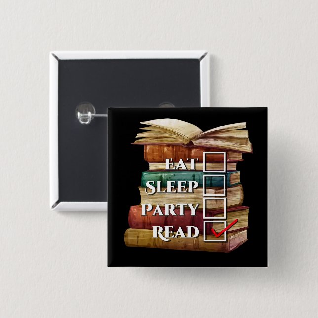 Chapa Cuadrada Leer primero (Anverso y reverso)