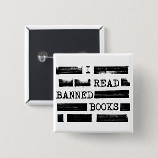 Chapa Cuadrada Leí Libros Prohibidos Redactados