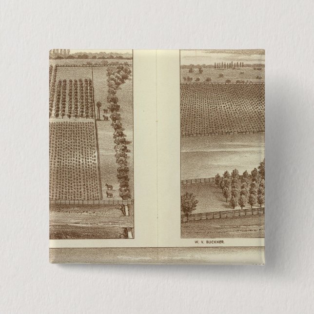 Chapa Cuadrada Lemoore ranchos (Anverso)