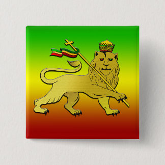 Chapa Cuadrada León del reggae del león de Judah