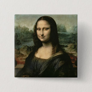 Chapa Cuadrada Leonardo Vinci   Mona Lisa, c.1503-6