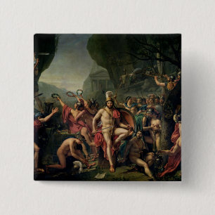 Chapa Cuadrada Leonidas en Thermopylae, 480 A.C., 1814