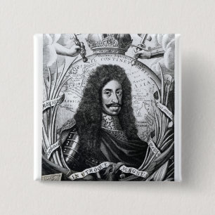 Chapa Cuadrada Leopold I, rey de Hungría y romano santo