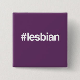 CHAPA CUADRADA LESBIANA DE HASHTAG