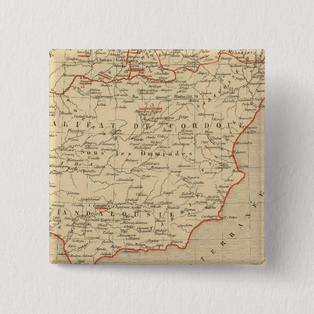 Chapa Cuadrada L'Espagne 756 a 1030 (Anverso)