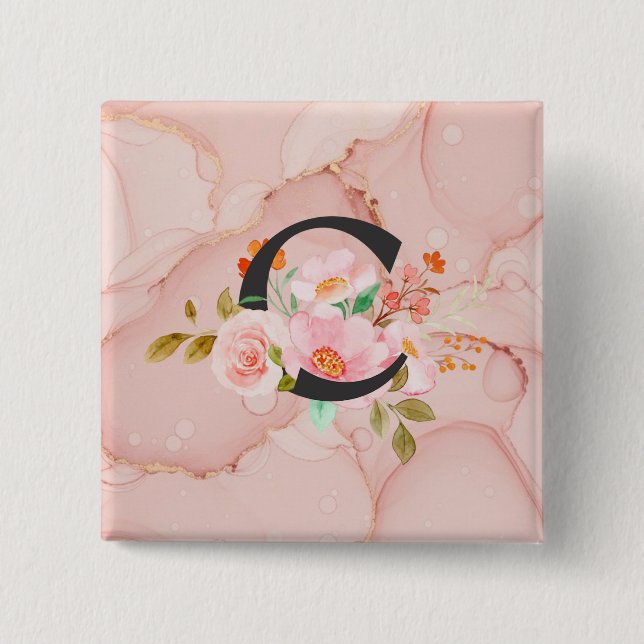 Chapa Cuadrada Letra C (Anverso)