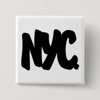 Chapa Cuadrada Letras de NYC
