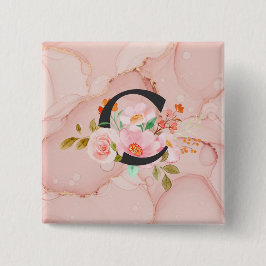 Chapa Cuadrada Letter C