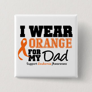 Chapa Cuadrada Leucemia Que Uso Naranja Para Papá