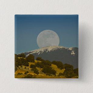 Chapa Cuadrada Levantamiento de luna sobre los montes Sangre de C