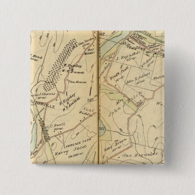 Chapa Cuadrada Lewisboro, Nueva York 2 (Anverso)