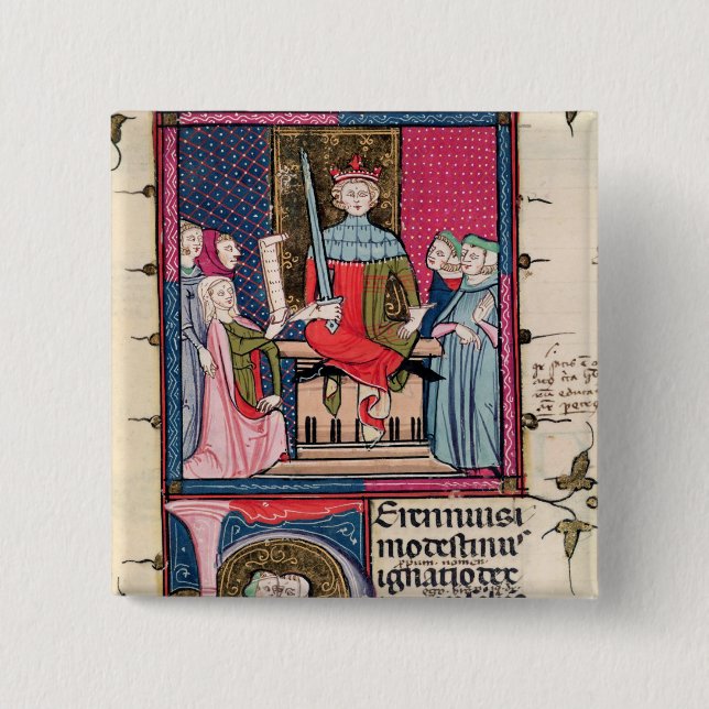 Chapa Cuadrada Ley conyugal, esposa adúltera que aparece (Anverso)