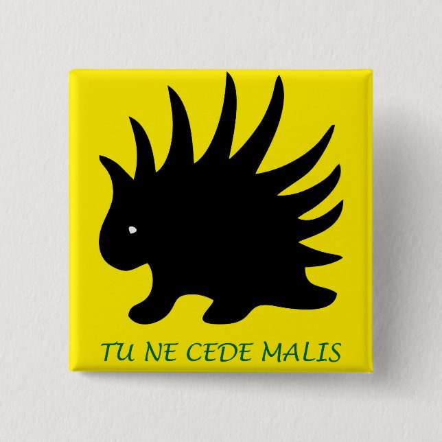 Chapa Cuadrada Liberal Porcupine Button- M4 (Anverso)