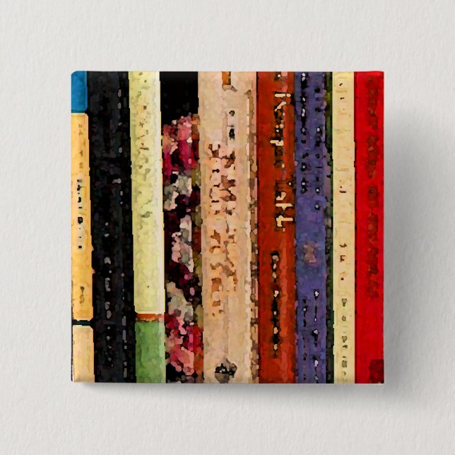 Chapa Cuadrada Libros (Anverso)