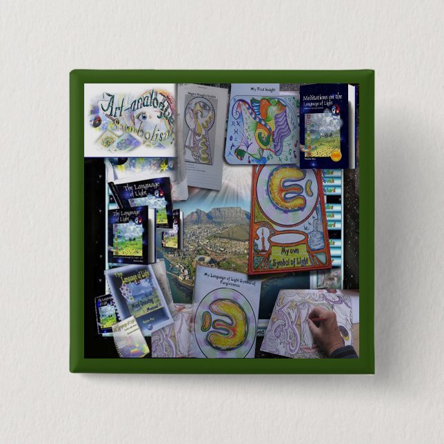 Chapa Cuadrada Libros de dibujos (Anverso)