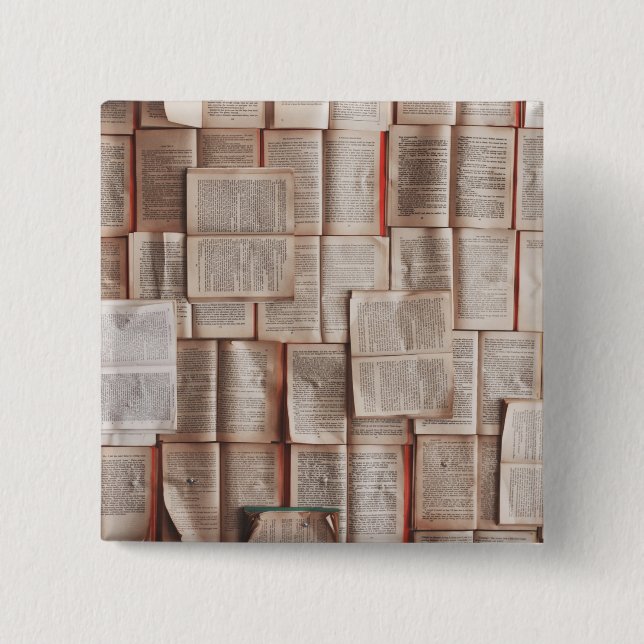 Chapa Cuadrada Libros de época (Anverso)