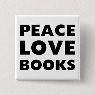 Chapa Cuadrada Libros del amor de la paz