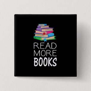 Chapa Cuadrada Libros - Leer más libros