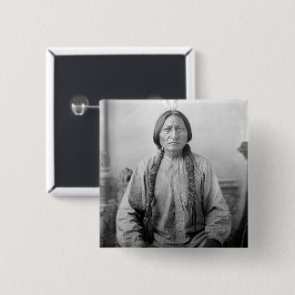 Chapa Cuadrada Líder lakota sacudiendo a indígenas norteamericano