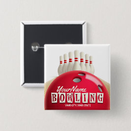 Chapa Cuadrada Liga Retro de Bolas Personalizadas Lanes Lanes