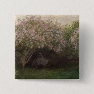 Chapa Cuadrada Lilas de Claude Monet el , tiempo gris, 1872