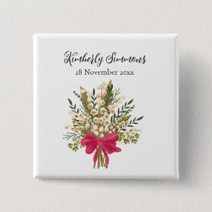 Chapa Cuadrada Lily Del Valle Bouquet